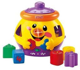 Garnuszek na klocuszek Fisher Price