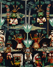 Tapeta MINDTHEGAP THE CURATOR''S CABINET HOPI SPIRIT Anthracite