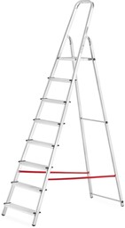 Drabina domowa aluminiowa jednostronna HIGHER 8-stopniowa - 3,60