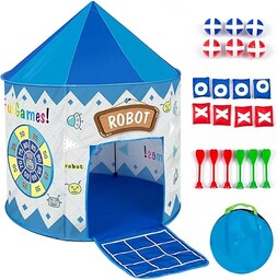 Leogreen Namiot do zabawy dla dzieci z rzutkami