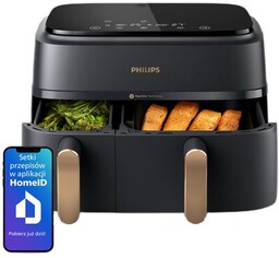 PHILIPS Air Fryer Frytkownica beztłuszczowa Ovi Dual Basket