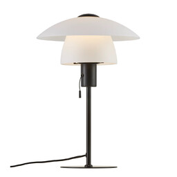 Skandynawska lampa biurkowa Verona 2010875001 Nordlux biała czarna