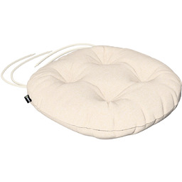 Poduszka na krzesło Adam, jasny szary, fi 37