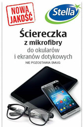 Ściereczka z mikrofibry do okularów i ekranów