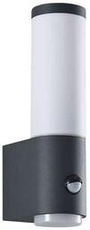 Lindby - Okari Ścienna Lampa Ogrodowa w/Sensor Opal/Dark
