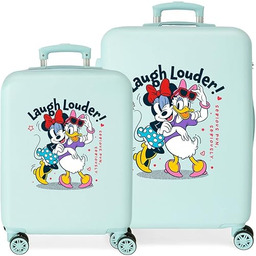 Disney Minnie zestaw walizek dla nastolatka niebieska 55/65