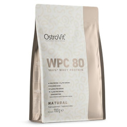 Suplement diety, OstroVit, Białko WPC 80, naturalny, 700g