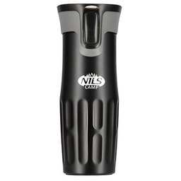 NILS CAMP Kubek termiczny NCC06 Czarny 420 ml