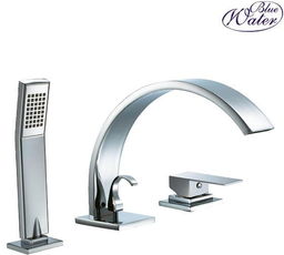 Blue Water Toronto bateria wannowa 3 otworowa chrom