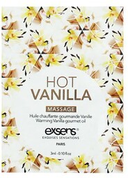 HOT VANILLA SACHET Warming gourmet massage oil (3