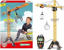Dickie Toys 203462412 MEGA CRANE Zabawkowy Dźwig zdalnie