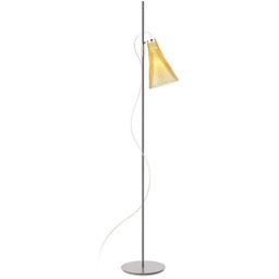 Kartell - K-Lux Lampa Podłogowa Grey/Straw Yellow