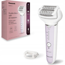 Panasonic Depilator akumulatorowy 2-głowicowy ES-EY30-V503 - fiolet (+3końcówki,