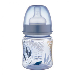 Canpol babies Butelka szerokootworowa EasyStart 120ml Gold blue