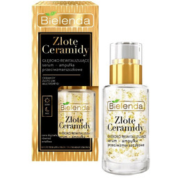 Złote Ceramidy głęboko rewitalizujące serum-ampułka przeciwzmarszczkowe na dzień