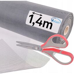 Siatka moskitiera 1,4m premium - włókno szklane