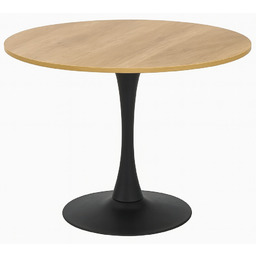 Stół Okrągły Obiadowy Skandynawski Loft 100x100x73cm Salon Jadalnia