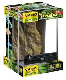 EXOTERRA Terrarium szklane NANO- high, 20x20x30cm
