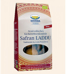 Organiczne słodycze Laddu z Szafranem 120g GOVINDA AYURVEDA