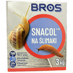 Bros Snacol 5GB Zwalcza Ślimaki Niebieski Granulat 3kg