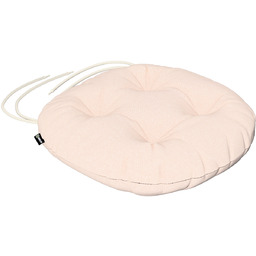 Poduszka na krzesło Adam, pudrowy róż, fi 40