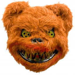 Maska Na Halloween Krwawy Miś Niedźwiedź Futrzany Przebranie