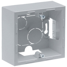 SUNO - Pojedyncza puszka natynkowa, Aluminium - Legrand