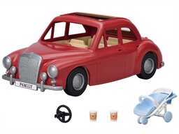 Sylvanian Families Rodzinny Sedan Samochód dla Lalek, Wielokolorowy,