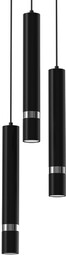 MILAGRO MLP8916 JOKER BLACK/CHROME Lampa wisząca 3xGU10