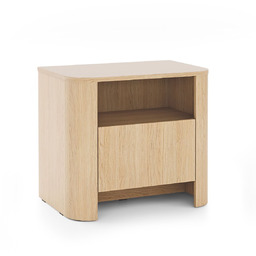 Szafka nocna Bari S58 z szufladą, dąb vicenza,