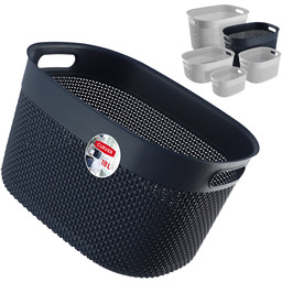 Koszyk prostokątny 18L Curver Filo Recycled, granatowy