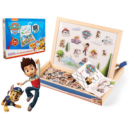 Tablica drewniana Psi Patrol magnetyczna kredowa