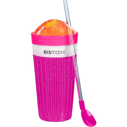 GOURMETmaxx Slush Cup z pokrywką, czerwony, 300 ml