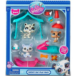 LITTLEST PET SHOP Zestaw figurek Śnieżny dzień Seria