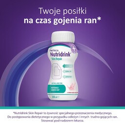 Nutridrink Skin Repair o smaku truskawkowym, płyn 4