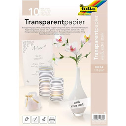 folia 87400 przezroczysty papier, DIN A4, 10 arkuszy,