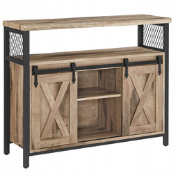 Komoda do Salonu Kredens z Przesuwnymi Drzwiami Loft