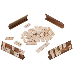 Drewniana gra kafelkowa Rummy zasady jak Rummikub 2