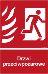 BC053 DRZWI PRZECIWPOŻAROWE PRAWOSTRONNE, FN - FOLIA SAMOPRZYLEPNA;