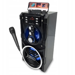 Kompaktowy Głośnik Bluetooth Stereo z Wooferem i Karaoke
