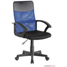 Fotel obrotowy QZY-68 Niebieski