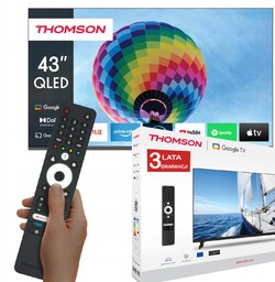 Telewizor 43" Qled 4K Ultra Hd Smart Asystent