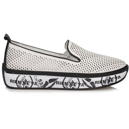 Białe mokasyny Toscanio BM 1006 - 40