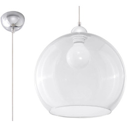 Sollux LAMPA wisząca SL.0248 szklana OPRAWA zwis kula