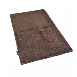 Dywanik łazienkowy bawełniany Lux Piano 60x100 brązowy