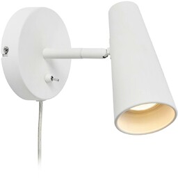 Markslöjd Kinkiet Crest, możliwość ściemniania, biały / opal,