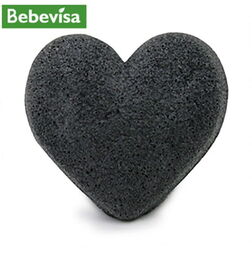 Bebevisa Gąbka Konjac do twarzy z dodatkiem węgla