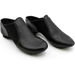Capezio Damskie EJ2 E-Series Jazz Slip-On, Czarne/Czarne