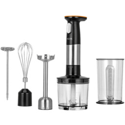 Blender ręczny MPM zestaw GoFree CMBL-01 Czarno-srebrny