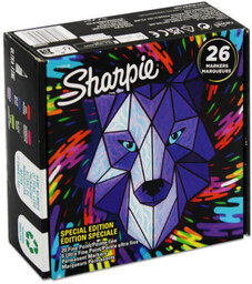 Marker pernamentny okrągły 1,0mm SHARPIE FINE/ULTRA WOLF mix